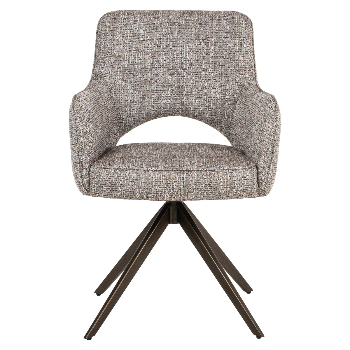 Richmond Möbel Esszimmerstuhl Ginerva drehbar earth tweed | 214154