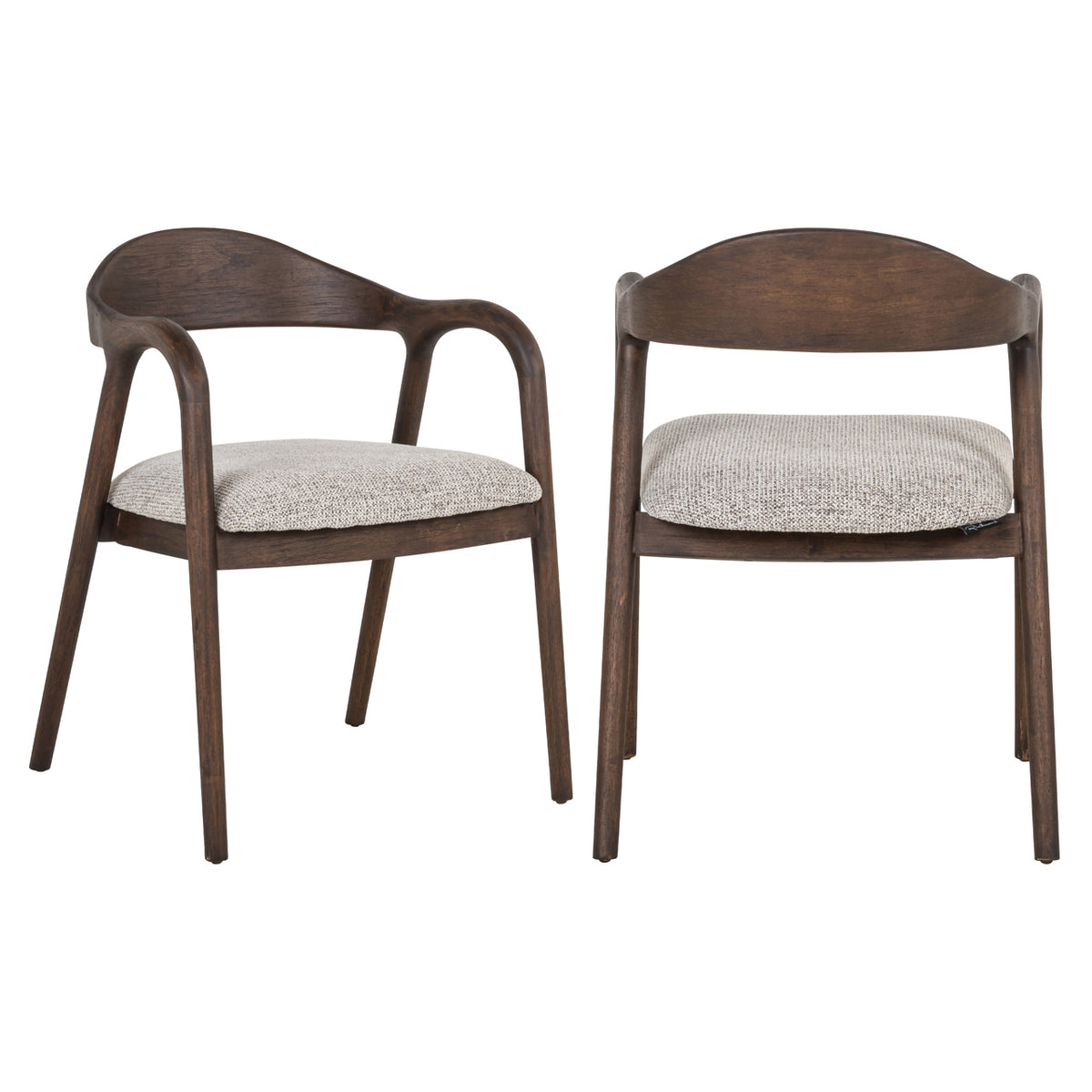 Richmond Möbel Esszimmerstuhl Mihara Feuerresistent mocca fancy | 215193
