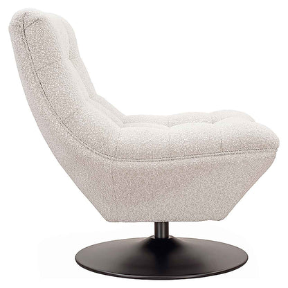 Richmond Möbel | Drehsessel Sydney aus Chenille | Weiß