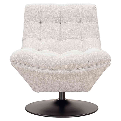 Richmond Möbel | Drehsessel Sydney aus Chenille | Weiß
