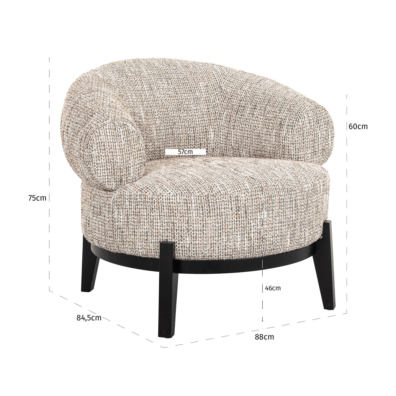 Richmond Möbel | Lounge Stuhl Montana customized fire retardant
