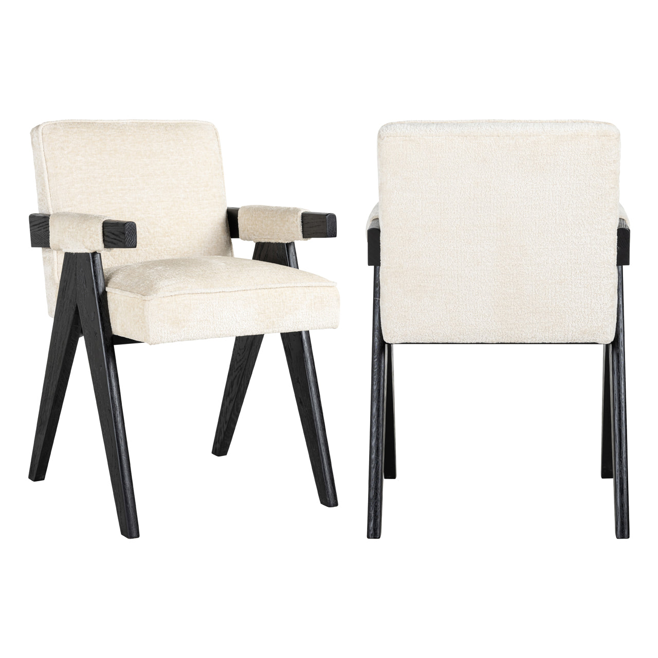 Richmond Möbel | Esszimmerstuhl Cooper | White-chenille