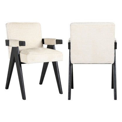 Richmond Möbel | Esszimmerstuhl Cooper | White-chenille