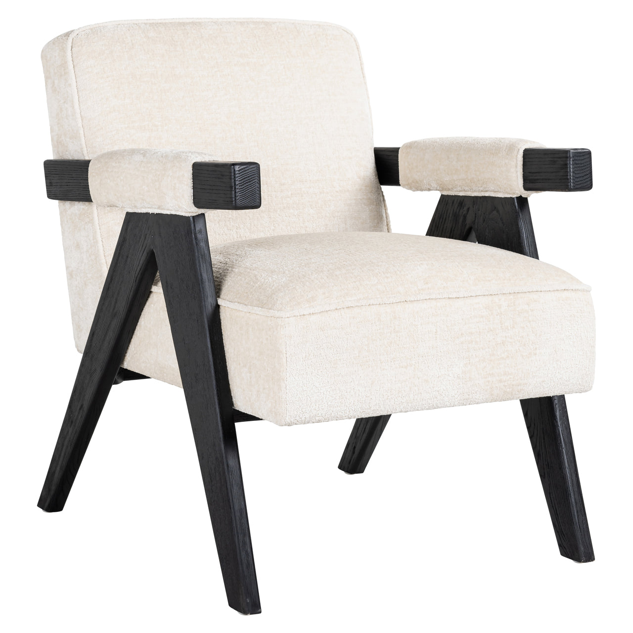 Richmond Möbel | Lounge Stuhl Cooper | White-chenille
