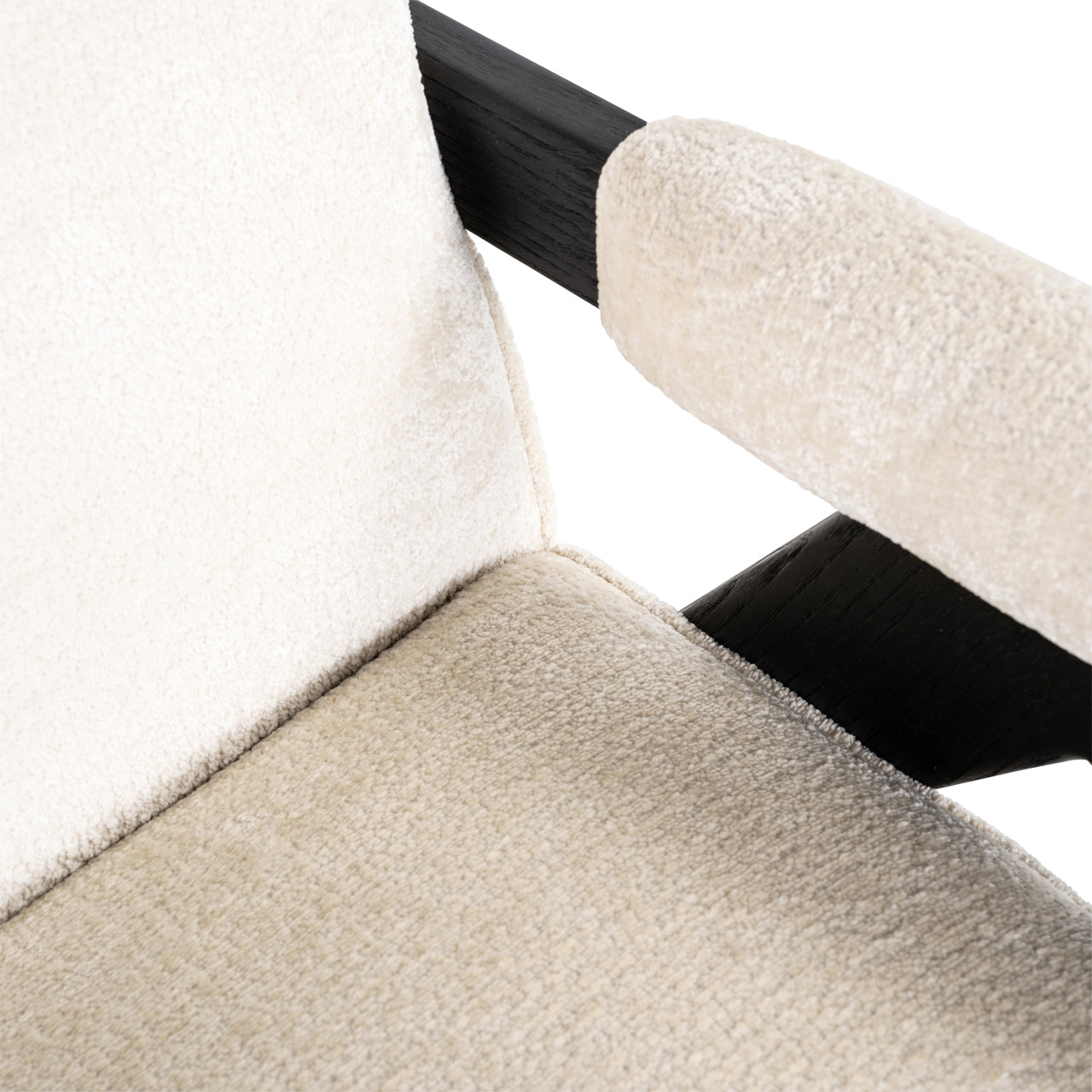 Richmond Möbel | Lounge Stuhl Cooper | White-chenille