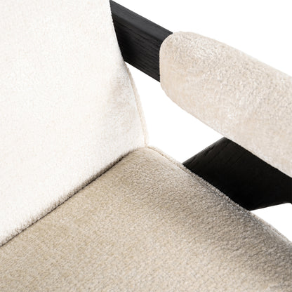 Richmond Möbel | Lounge Stuhl Cooper | White-chenille