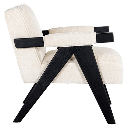 Richmond Möbel | Lounge Stuhl Cooper | White-chenille