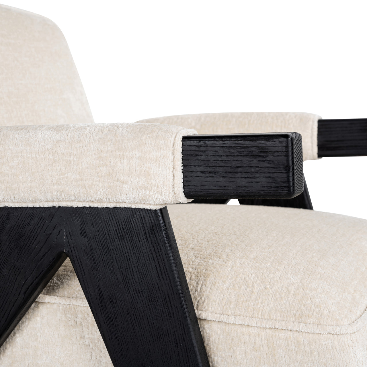 Richmond Möbel | Lounge Stuhl Cooper | White-chenille