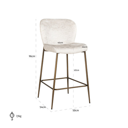 Richmond Möbel | Thekenstuhl Darby | Cream-fusion