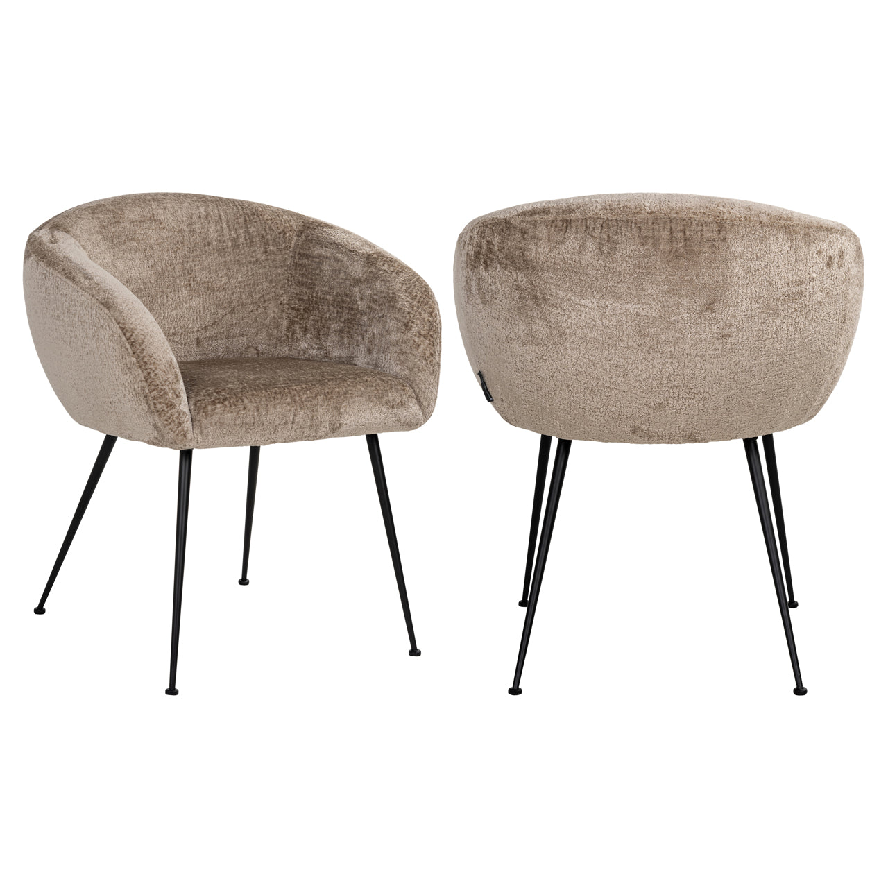 Richmond Möbel | Esszimmerstuhl Ruby | Taupe-chenille