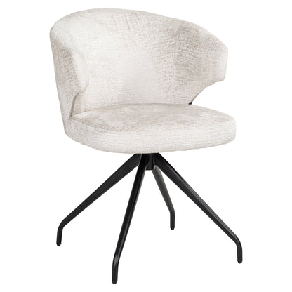 Richmond Möbel | Esszimmerstuhl Milly drehbar | Cream-fusion