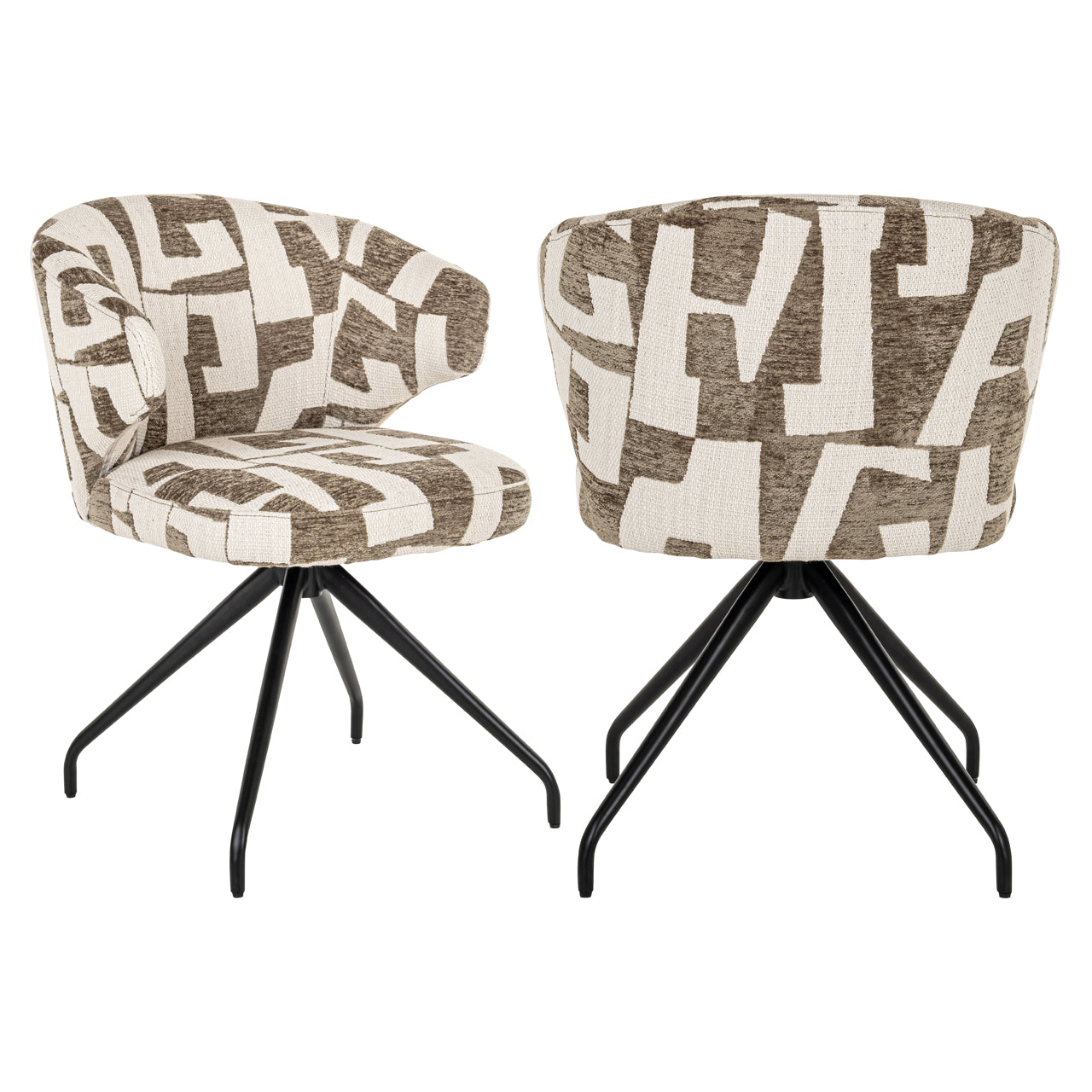 Richmond Möbel | Esszimmerstuhl Milly drehbar | Cream-fusion