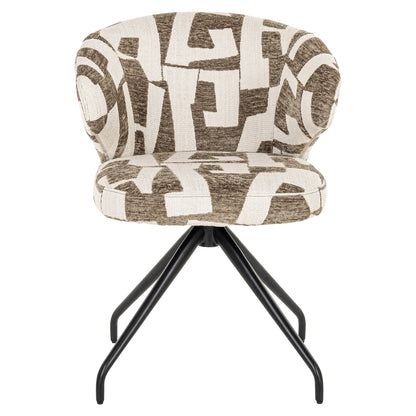 Richmond Möbel | Esszimmerstuhl Milly drehbar | Cream-fusion