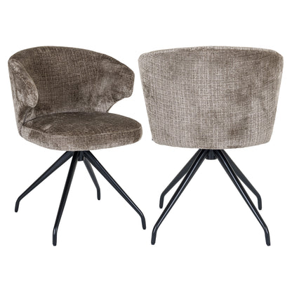 Richmond Möbel | Esszimmerstuhl Milly drehbar | Cream-fusion