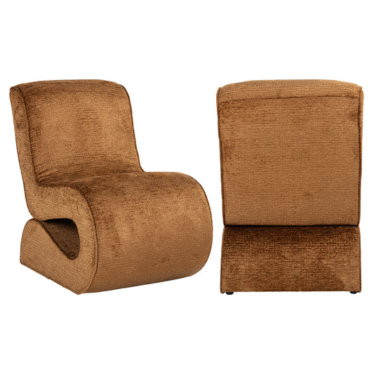 Richmond Möbel | Lounge Stuhl Frankie | Cognac-fusion