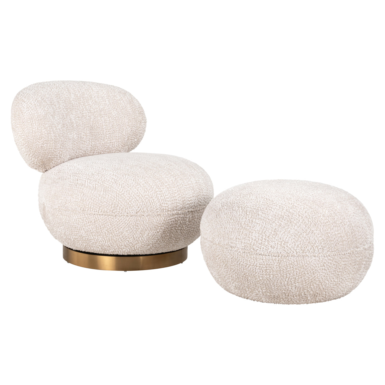 Richmond Möbel | Hocker & Fußbank Jace | Lovely-cream