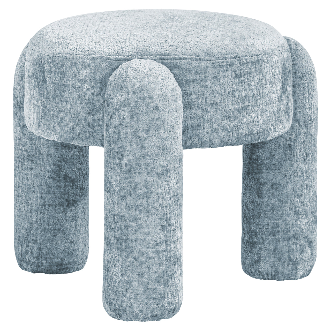 Richmond Möbel | Hocker & Fußbank Holly | Light-blue-chenille