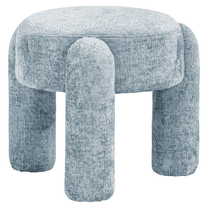 Richmond Möbel | Hocker & Fußbank Holly | Light-blue-chenille