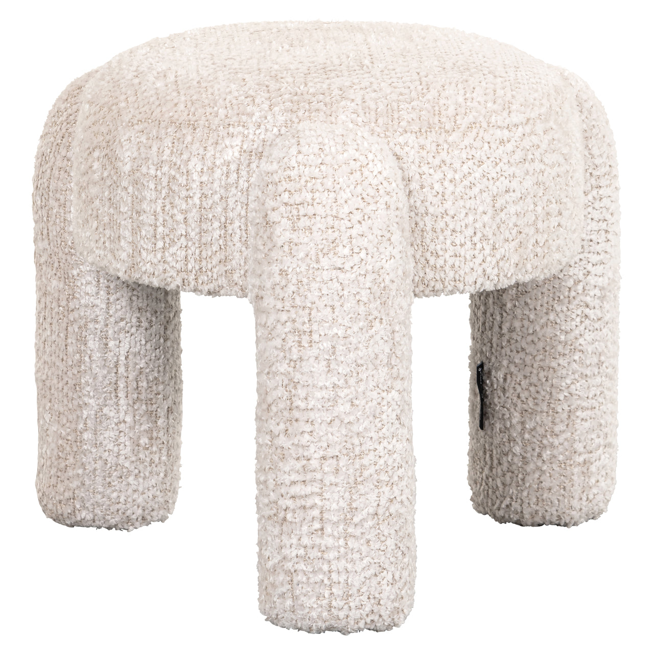 Richmond Möbel | Hocker & Fußbank Holly | Light-blue-chenille