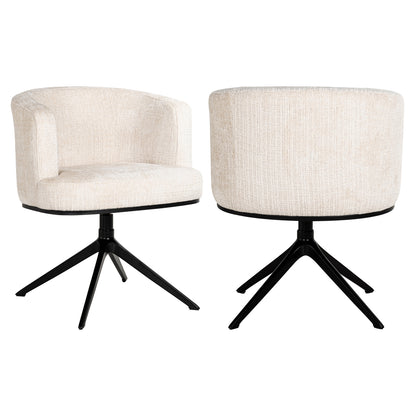 Richmond Möbel | Esszimmerstuhl Cheyenne drehbar | Niagara-beige
