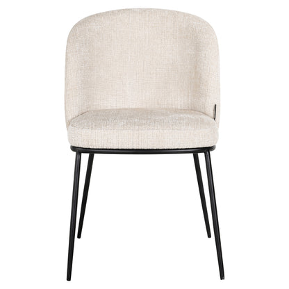 Richmond Möbel | Esszimmerstuhl Elvi Feuerresistent (Set von 2) | Niagara-beige