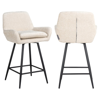 Richmond Möbel | Thekenstuhl Linsey (Set von 2) | Niagara-beige