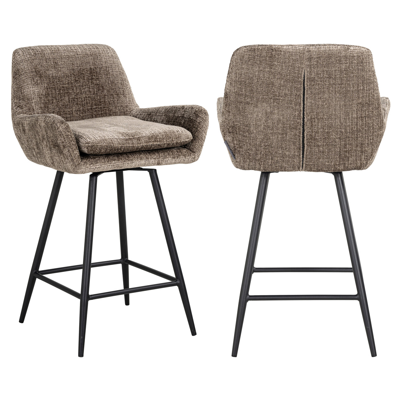 Richmond Möbel | Thekenstuhl Linsey (Set von 2) | Niagara-beige