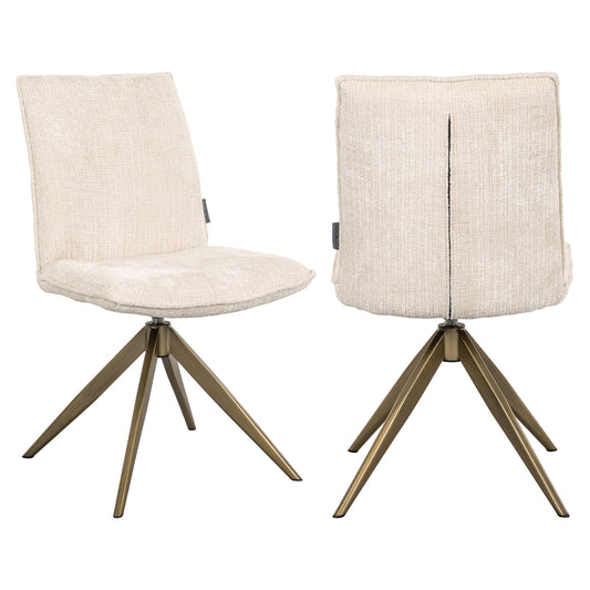 Richmond Möbel | Esszimmerstuhl Dakota drehbar | Niagara-beige
