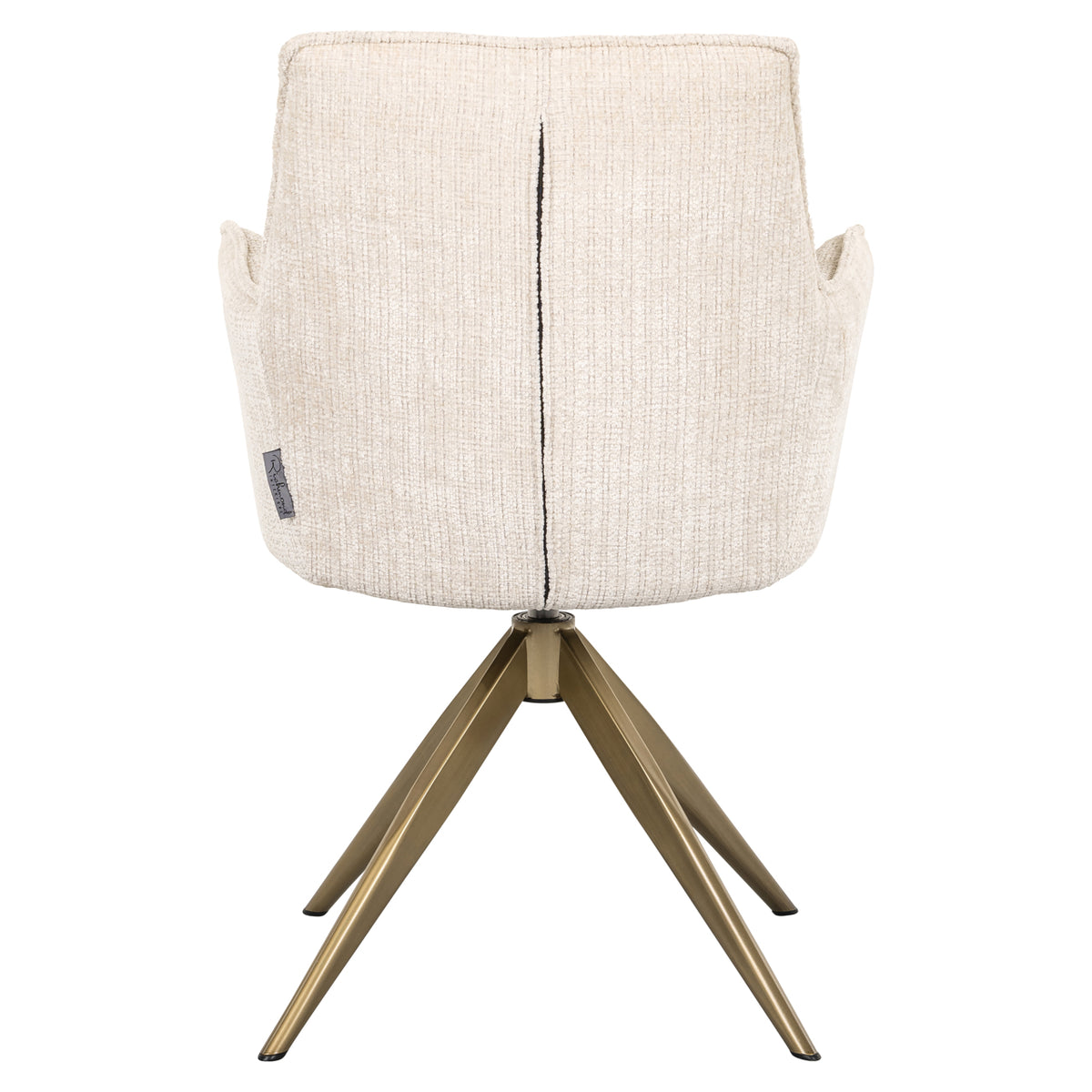 Richmond Möbel Esszimmerstuhl Dakota drehbar with arm niagara beige | 212405