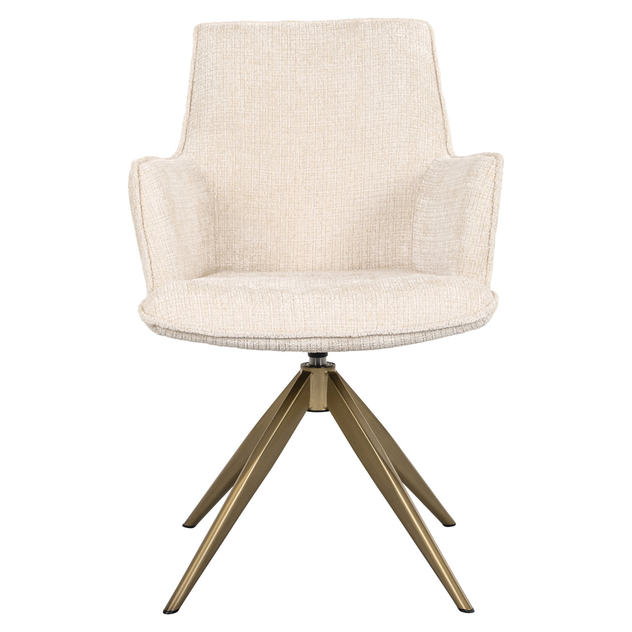 Richmond Möbel | Esszimmerstuhl Dakota drehbar with arm | Niagara-beige
