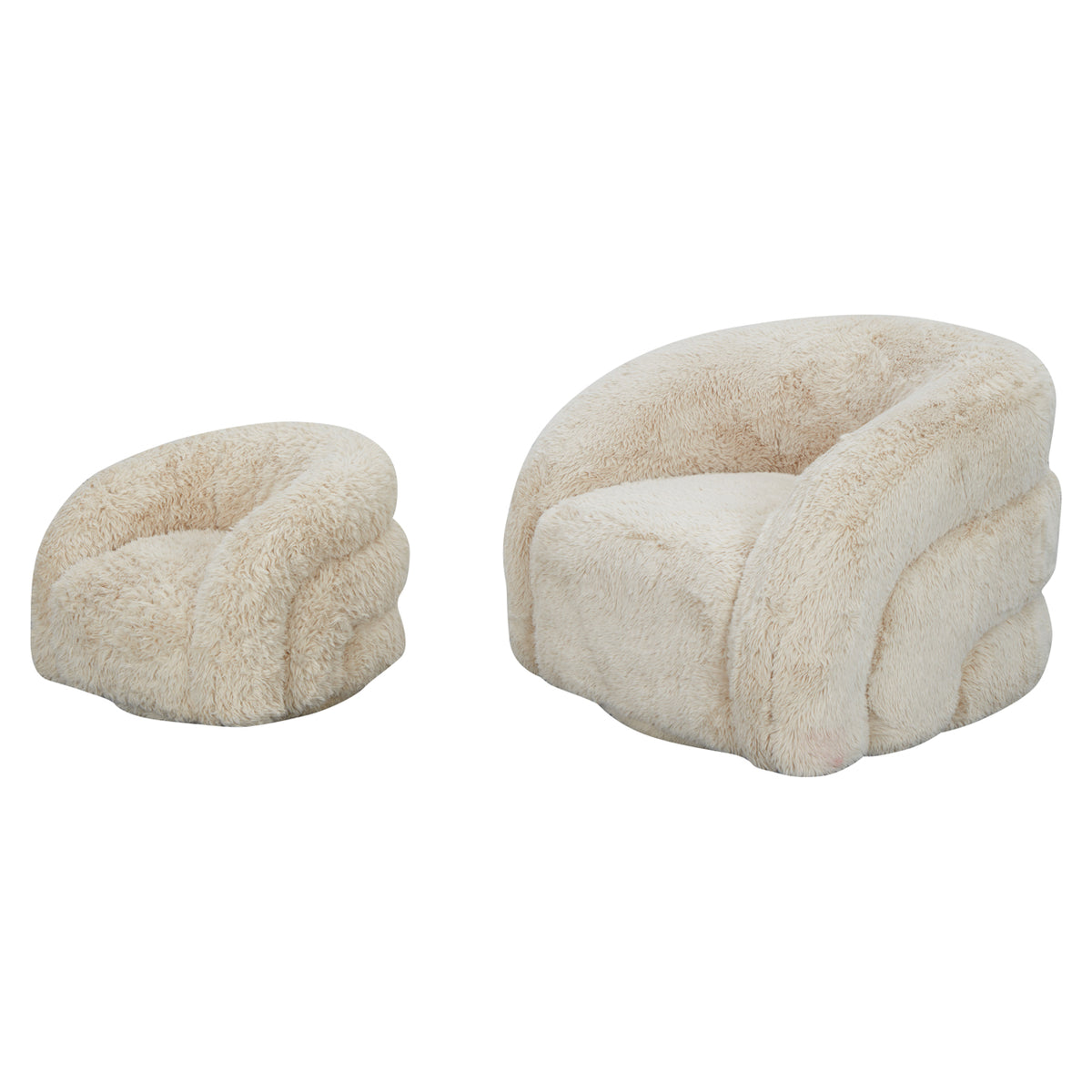 Richmond Möbel Lounge Stuhl Lenny drehbar für Kinder yakety sand | 213288