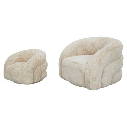 Richmond Möbel Lounge Stuhl Lenny drehbar für Kinder yakety sand | 213288