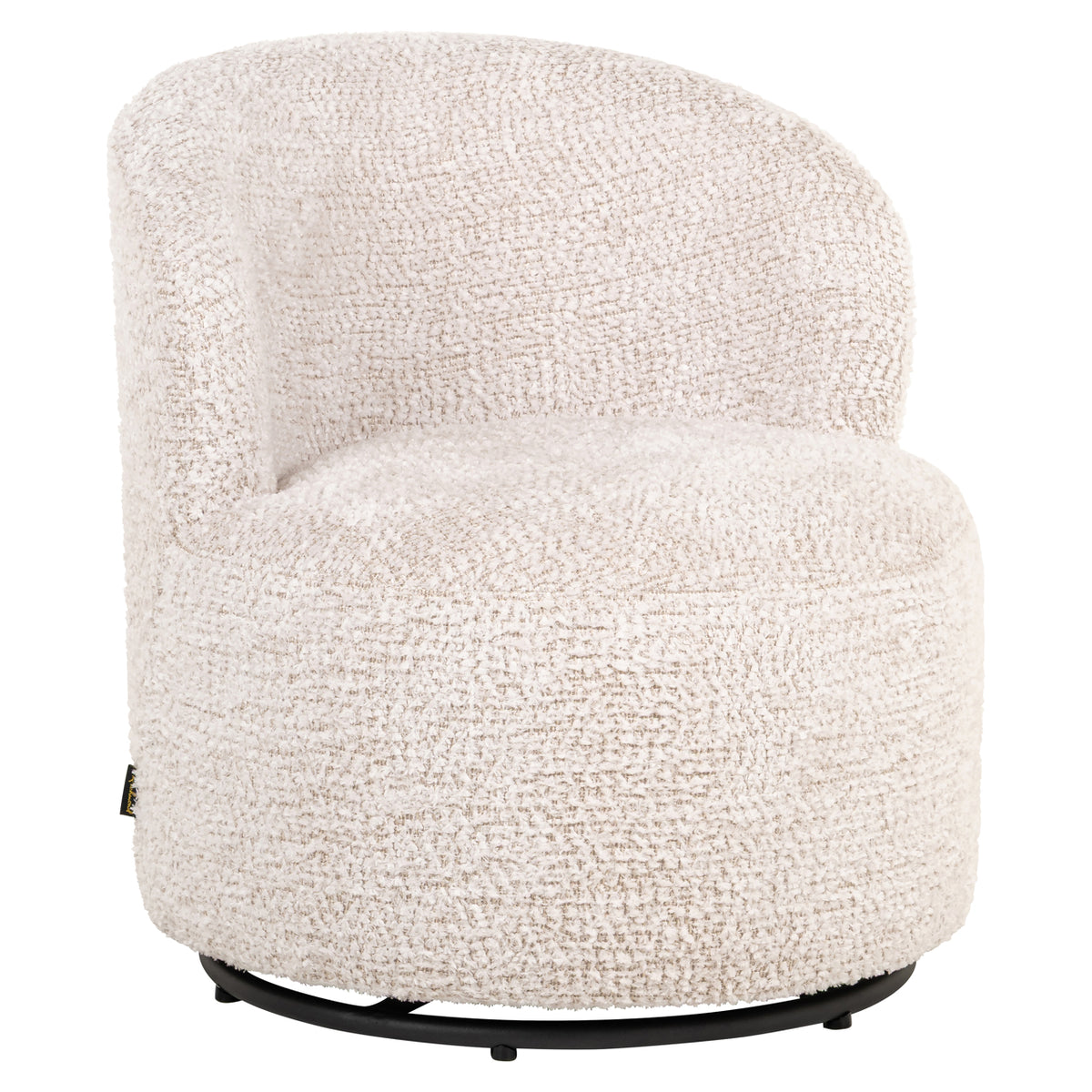 Richmond Möbel Lounge Stuhl Jackie drehbar für Kinder lovely cream | 213300