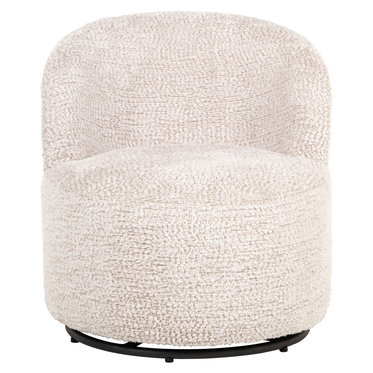 Richmond Möbel Lounge Stuhl Jackie drehbar für Kinder lovely cream | 213300