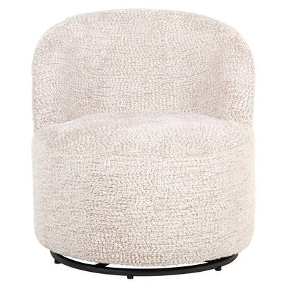 Richmond Möbel Lounge Stuhl Jackie drehbar für Kinder lovely cream | 213300