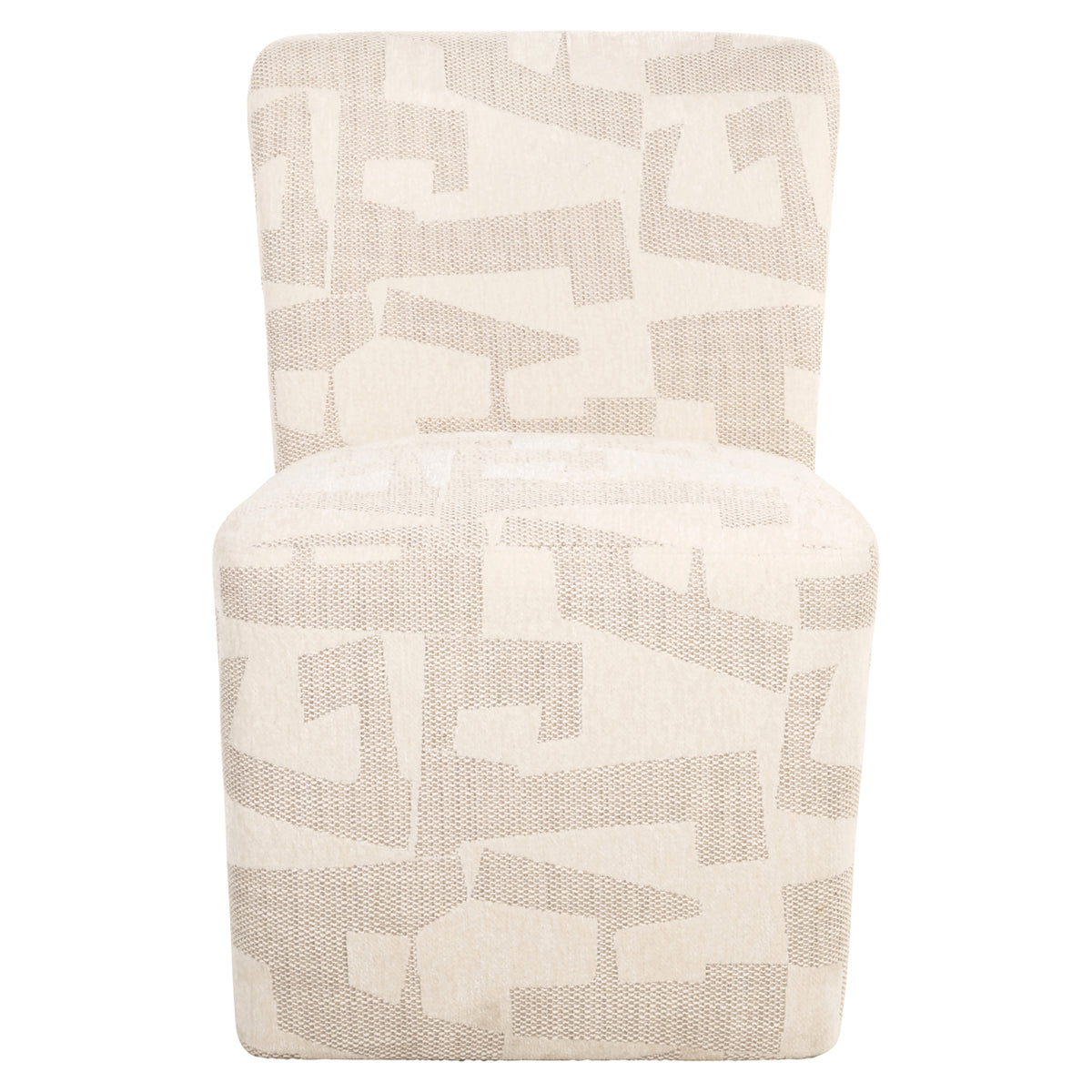 Richmond Möbel Esszimmerstuhl Lorain auf Rollen beige graffic | 213315
