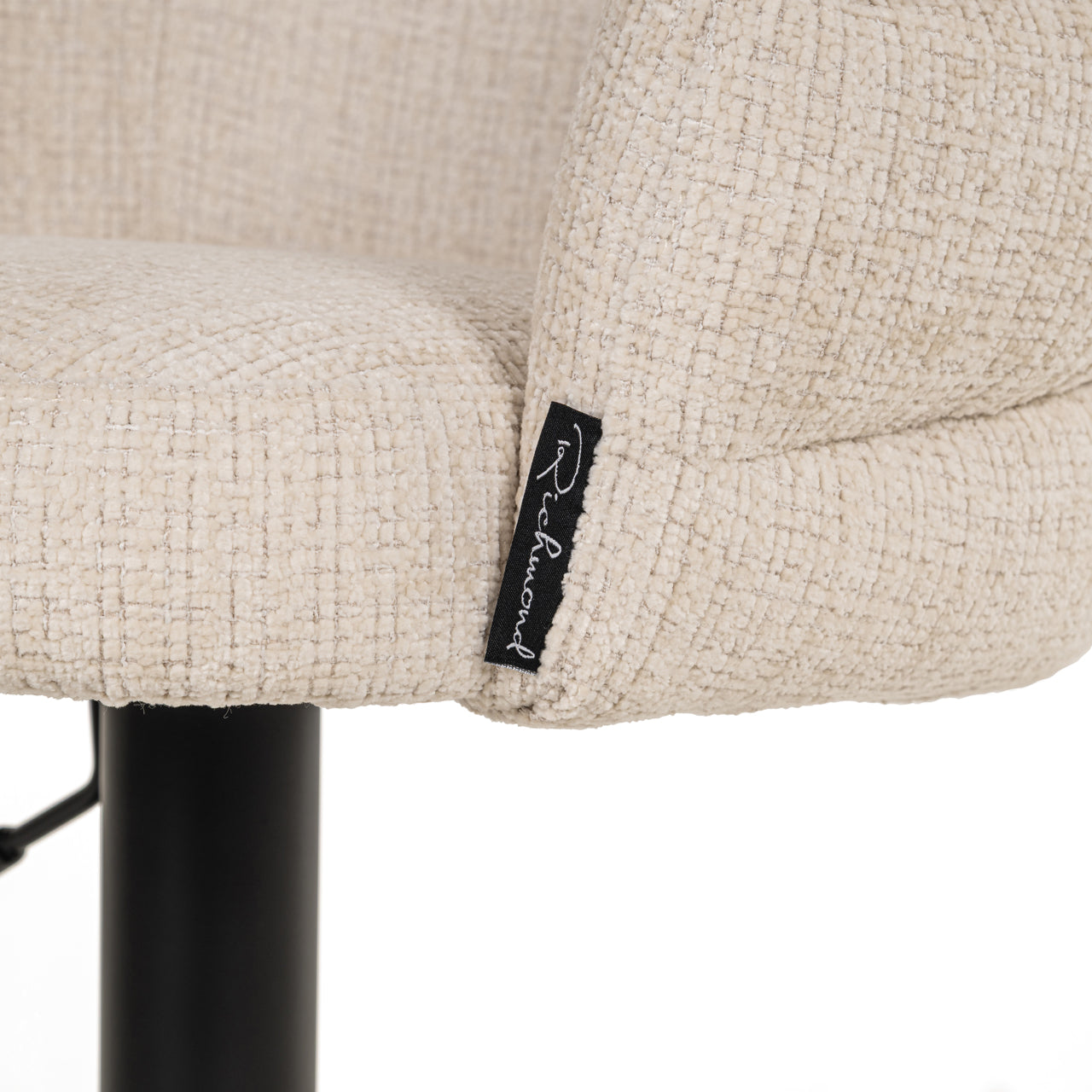 Richmond Möbel | Barhocker Nikki drehbar Feuerresistent | Niagara-beige