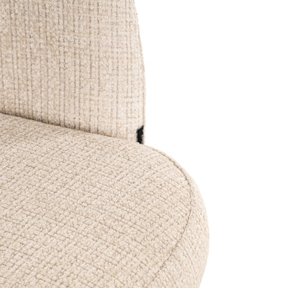 Richmond Möbel | Barhocker Nikki drehbar Feuerresistent | Niagara-beige