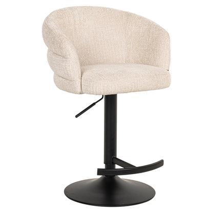 Richmond Möbel | Barhocker Nikki drehbar Feuerresistent | Niagara-beige