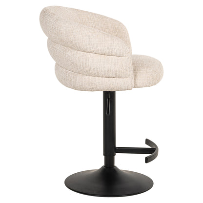 Richmond Möbel | Barhocker Nikki drehbar Feuerresistent | Niagara-beige
