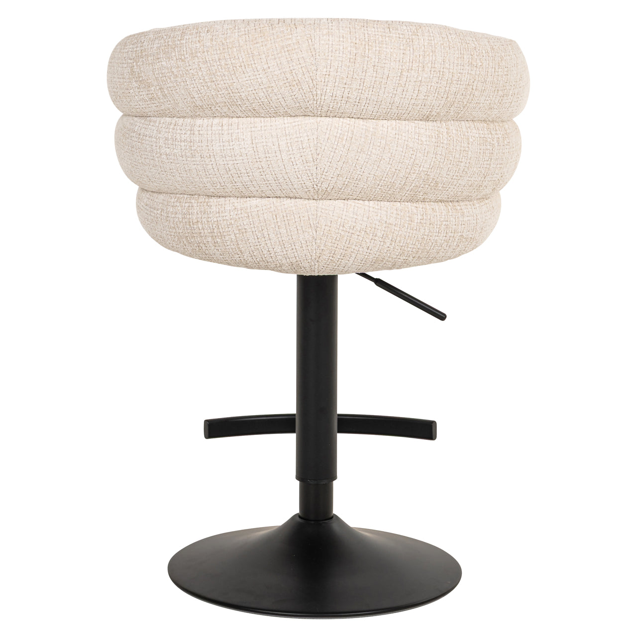 Richmond Möbel | Barhocker Nikki drehbar Feuerresistent | Niagara-beige