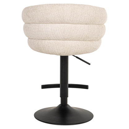 Richmond Möbel | Barhocker Nikki drehbar Feuerresistent | Niagara-beige