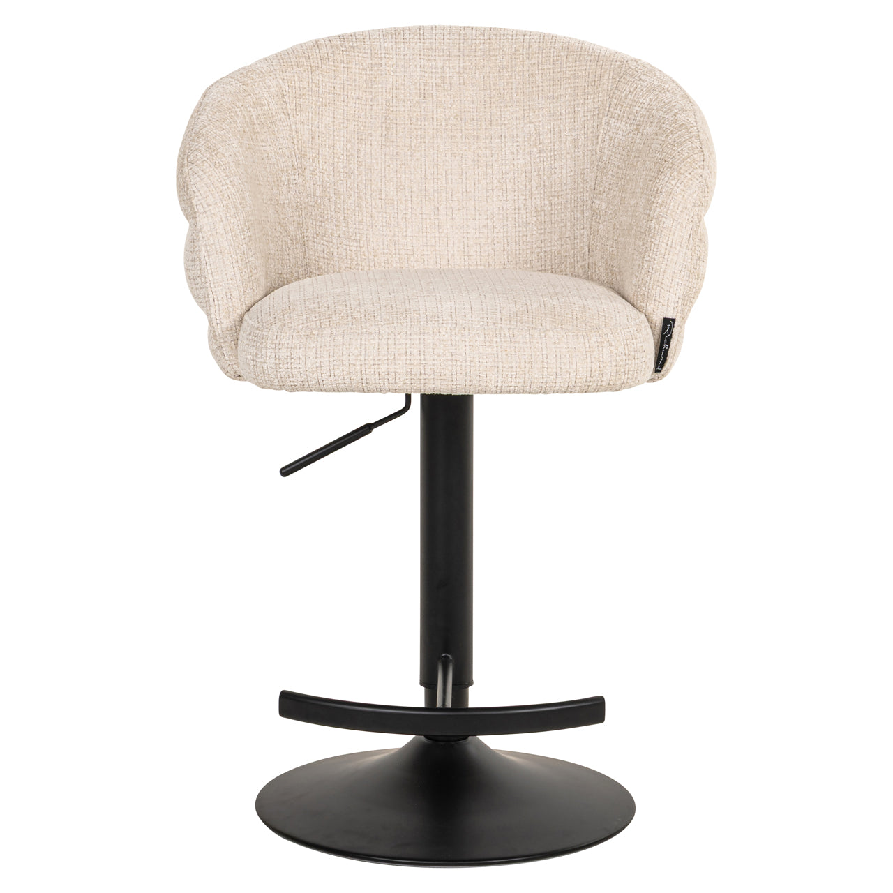 Richmond Möbel | Barhocker Nikki drehbar Feuerresistent | Niagara-beige
