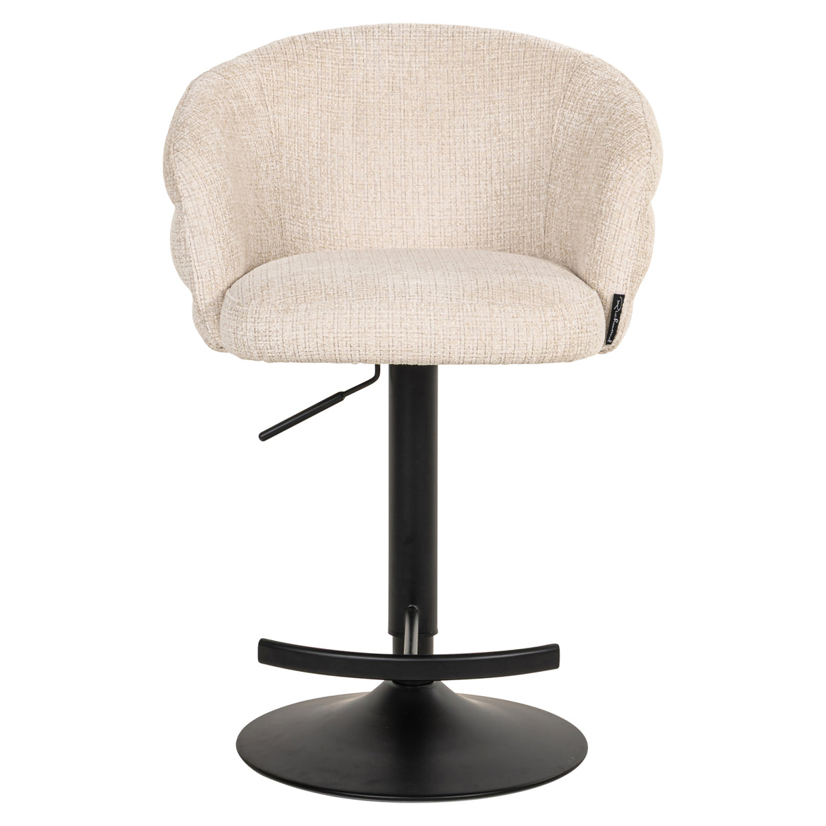 Richmond Möbel Barhocker Nikki drehbar Feuerresistent niagara beige | 213361