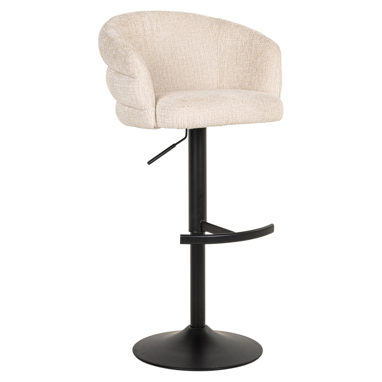Richmond Möbel | Barhocker Nikki drehbar Feuerresistent | Niagara-beige