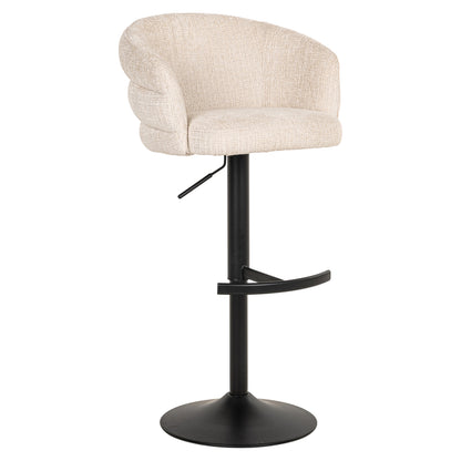 Richmond Möbel | Barhocker Nikki drehbar Feuerresistent | Niagara-beige