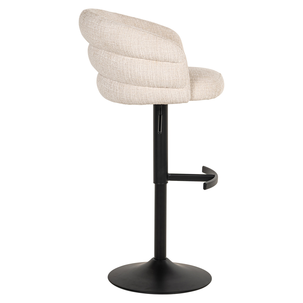 Richmond Möbel | Barhocker Nikki drehbar Feuerresistent | Niagara-beige