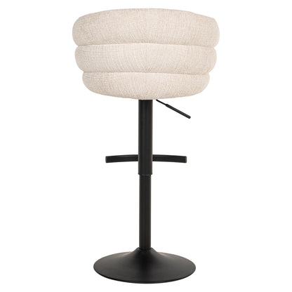 Richmond Möbel | Barhocker Nikki drehbar Feuerresistent | Niagara-beige