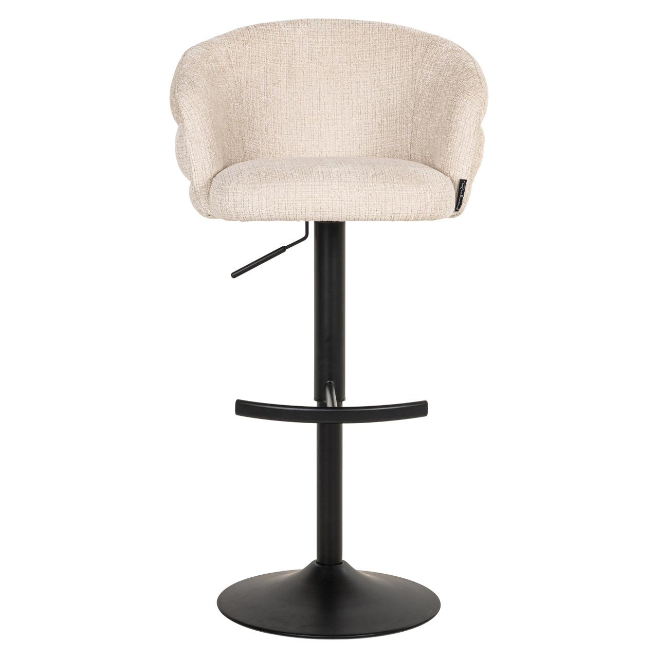 Richmond Möbel | Barhocker Nikki drehbar Feuerresistent | Niagara-beige