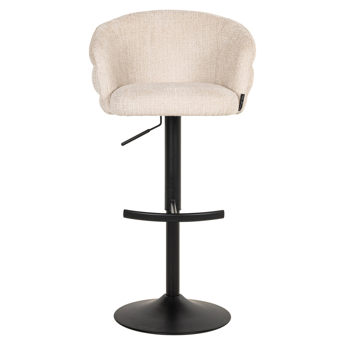 Richmond Möbel Barhocker Nikki drehbar Feuerresistent niagara beige | 213361